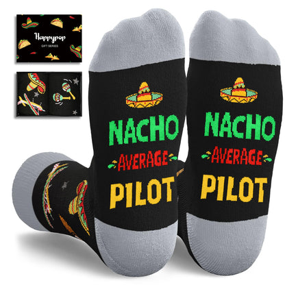 HAPPYPOP Gifts for Coach Boss Cop - Artist Lawyer Police Firefighter Socks for Men Women