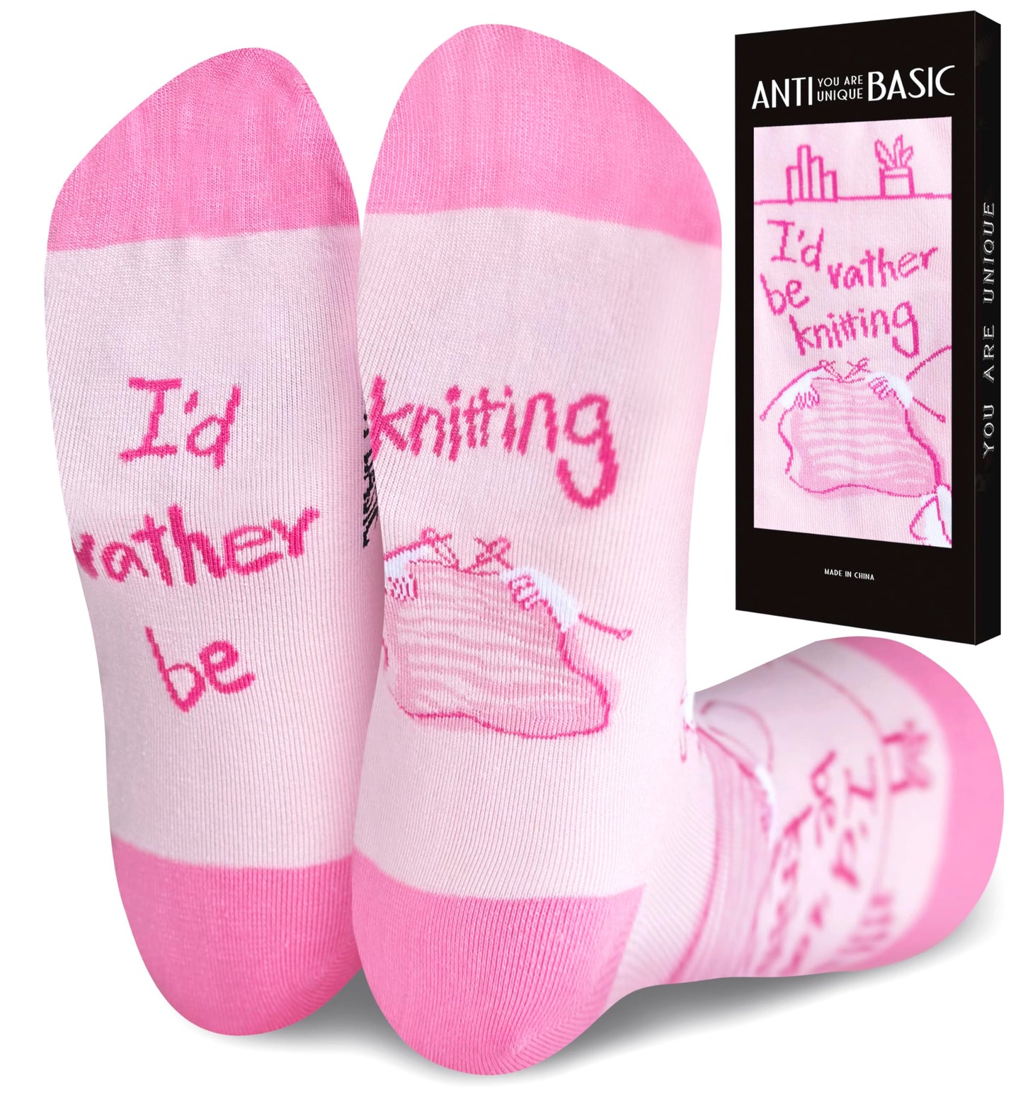 ANTI BASIC Novelty Cat Socks Gift for Women(fits Women shoe size 6-12)
