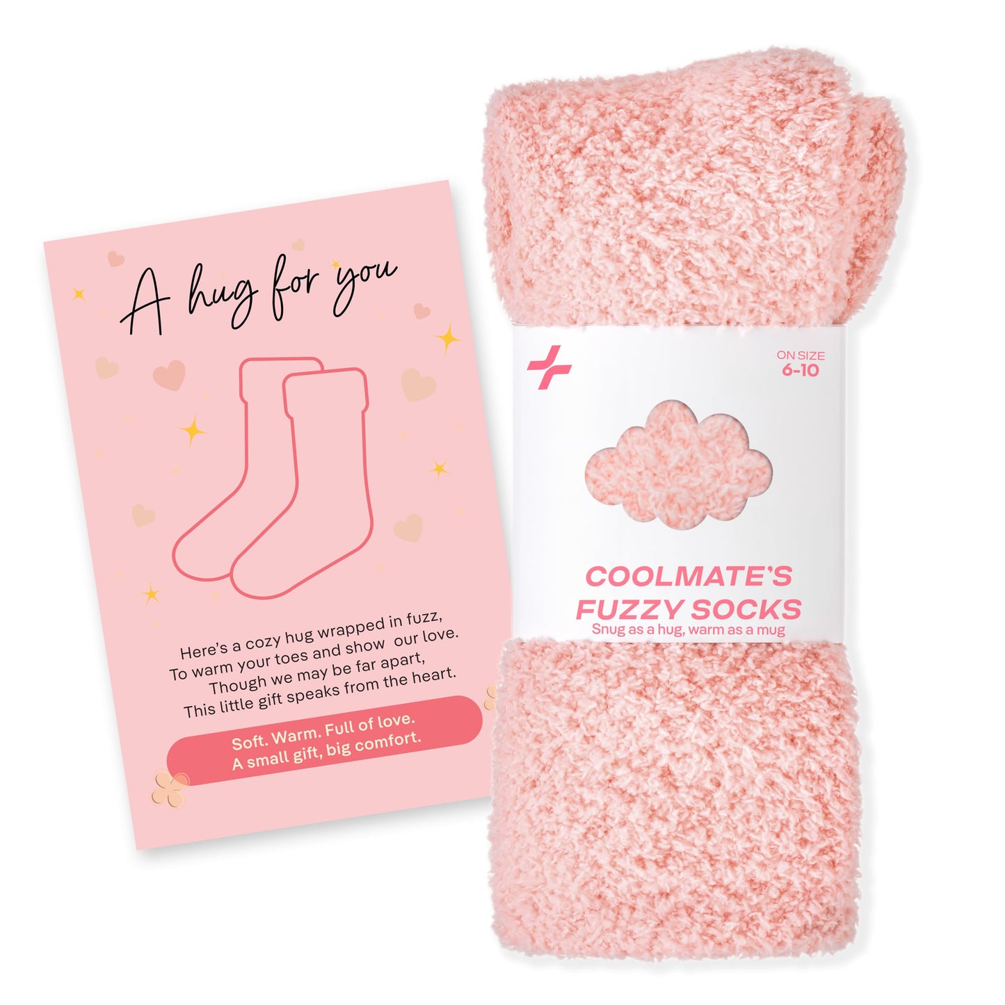 COOLMATE Fuzzy Socks for Women Gift Box – Cozy Soft Cloud Socks for Spa Home, Mother’s Day Gifts for Mom Grandma