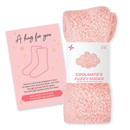COOLMATE Fuzzy Socks for Women Gift Box – Cozy Soft Cloud Socks for Spa Home, Mother’s Day Gifts for Mom Grandma