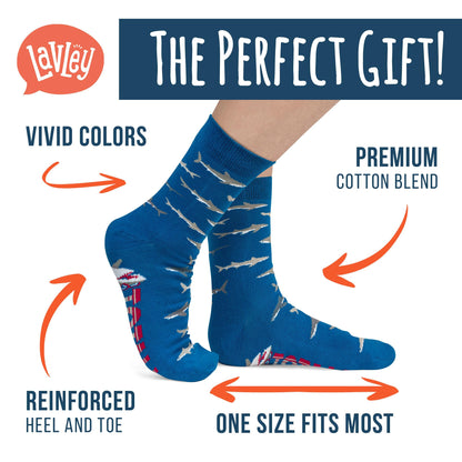 Lavley Funny Socks for Men - Cool gifts for Father's Day, Birthdays, and Christmas Stocking Stuffers