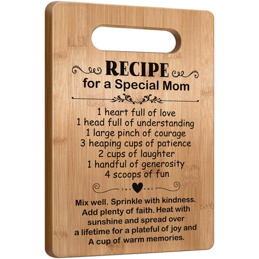 Mom Gifts from Daughter Son Mothers Day, Mother Cutting Board Gift, Cute Mom Gifts from Daughter Son, Birthday Gifts for Mom, Mom Gift for Valentines Day