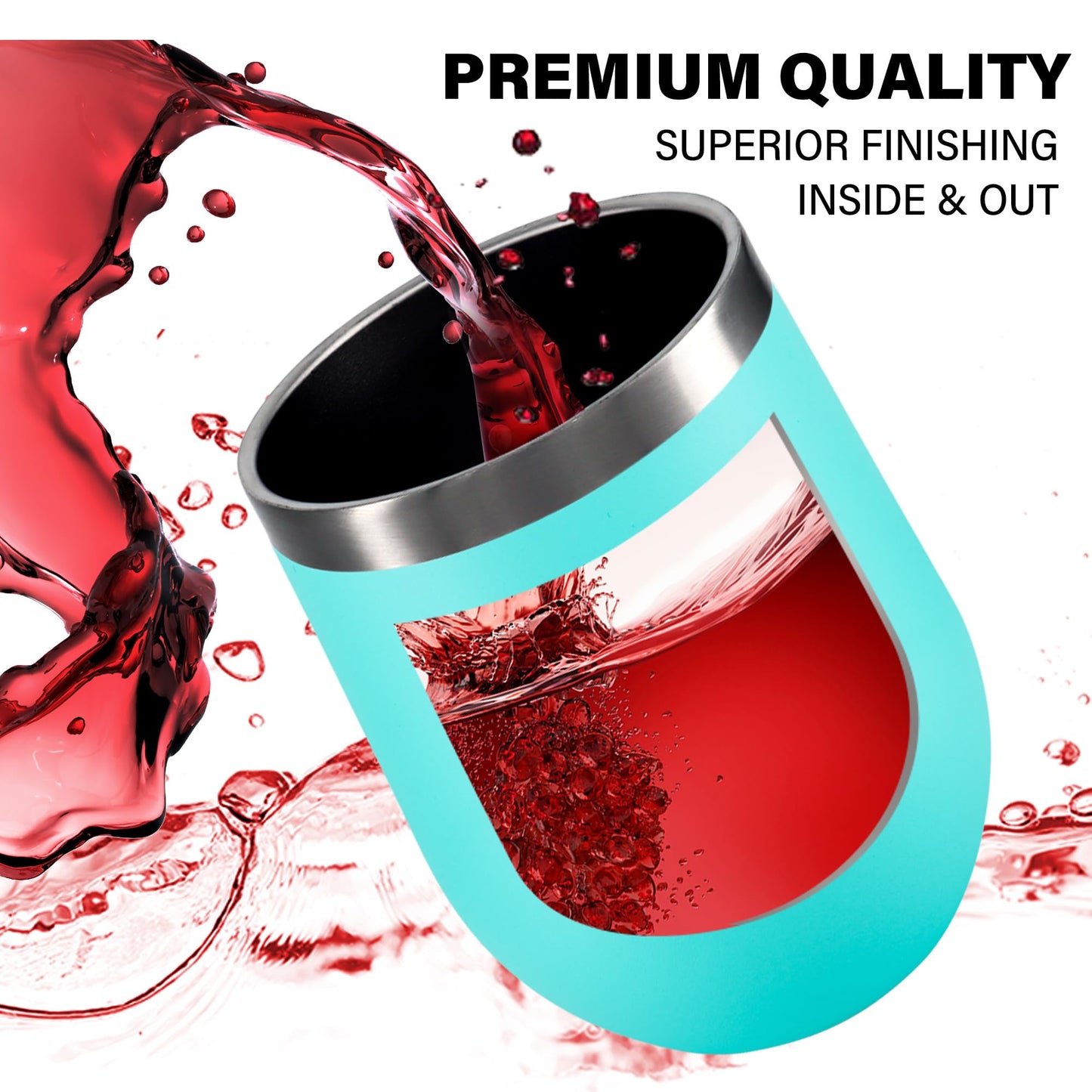 Love Florida 12 OZ Insulated Wine Tumbler,with Lid Vacuum Stainless Steel Coffee Mug,Unique Florida Themed Best Gifts for Friend Lover Wife Girlfriend,Idea for Women,Souvenirs (Mint)