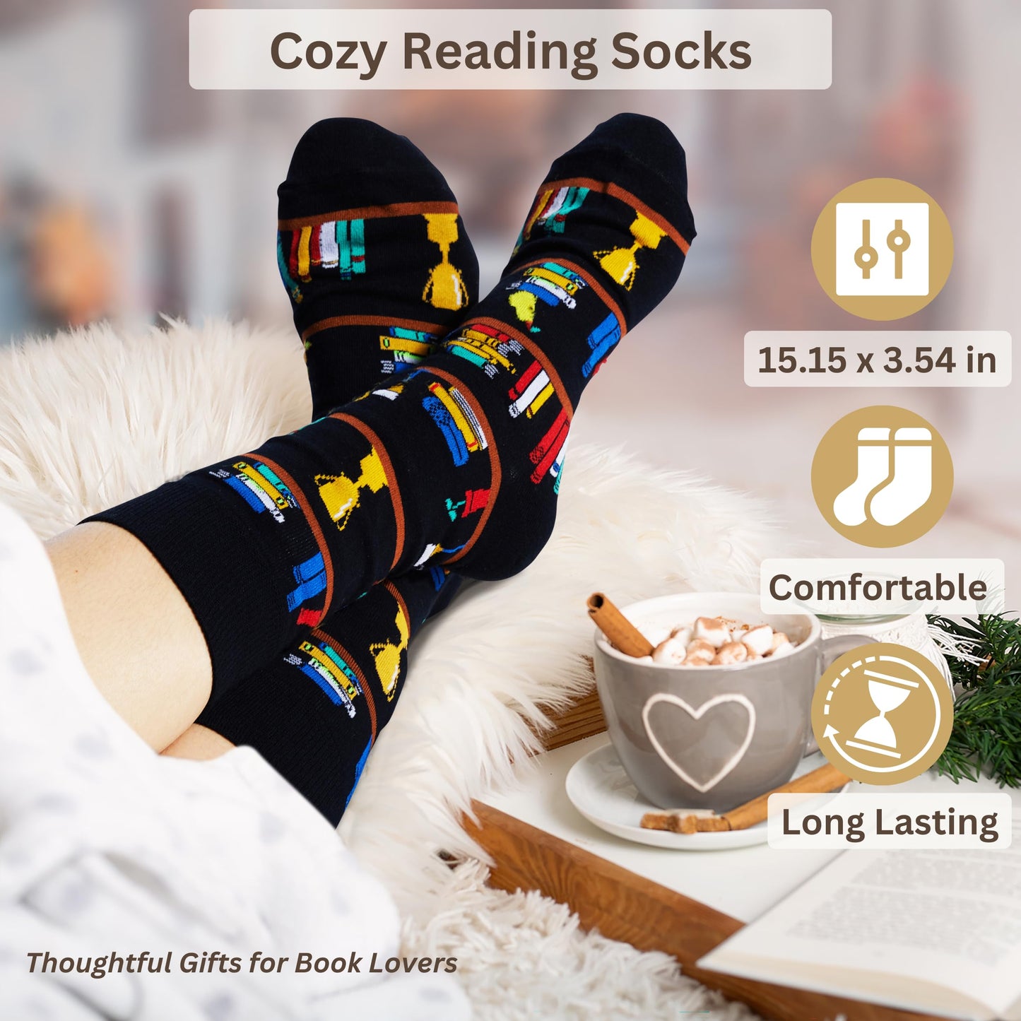 Luxury Book Lover Gifts for Women Readers - 8pc Bookish Gift with Premium Blanket & Shatterproof Steel Tumbler, Librarian Bookworm & Book Club Theme Birthday Present, Mother's Day Reading Gifts