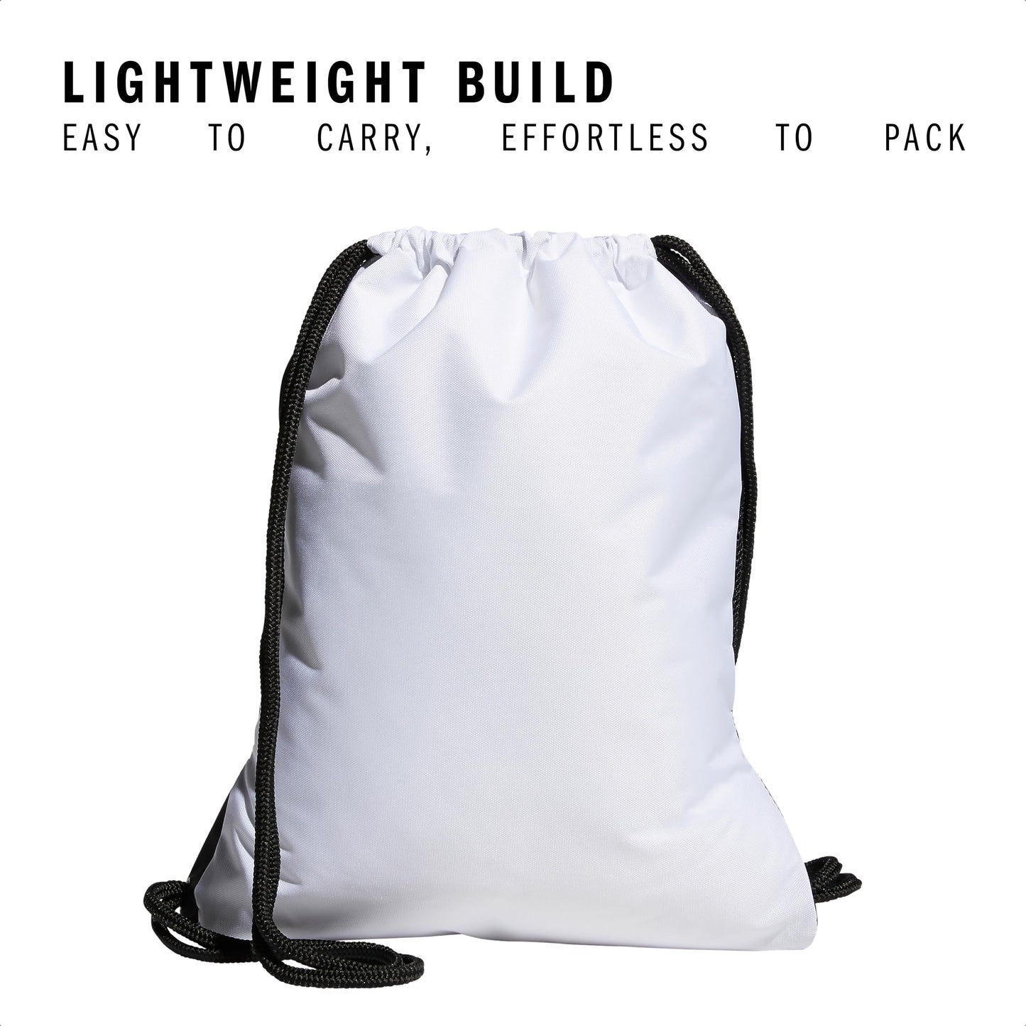 adidas Alliance Sackpack – Drawstring Backpack for Sports, Small Gym Bag