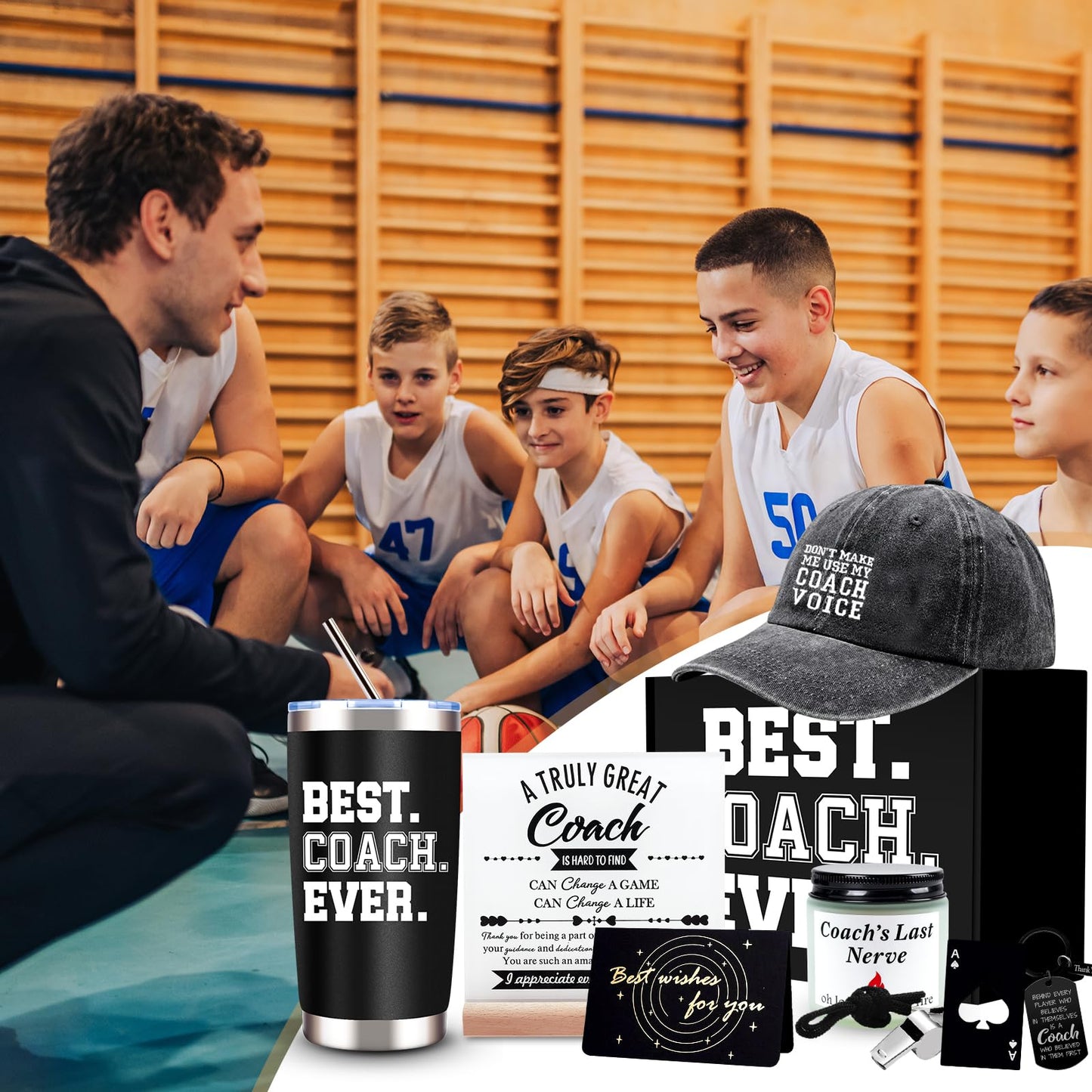 JTAMOHI Coach Gifts for Men Women, 20 Oz Best Coach Ever Tumbler Gifts, Thank You Coach Gifts, Birthday Christmas Gifts for Coach, Soccer Football Softball Basketball Swim Coach Appreciation Gifts
