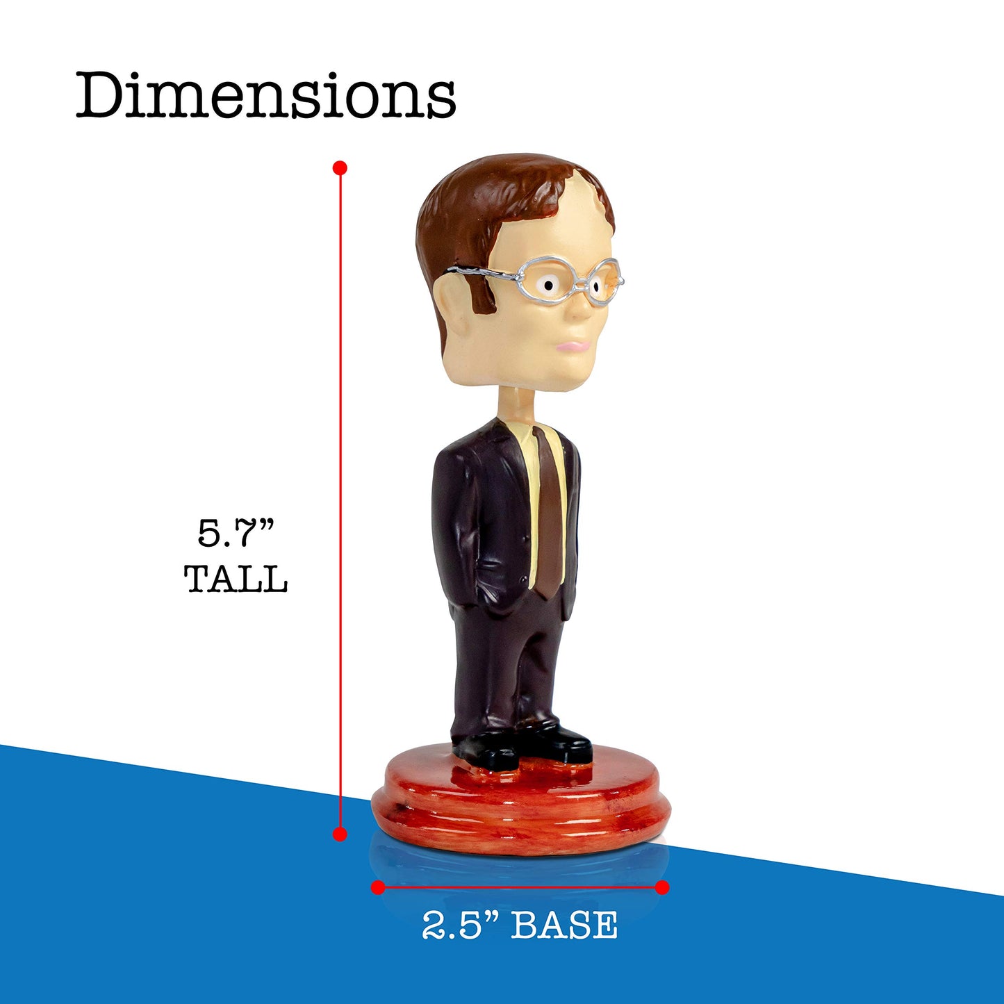 Scott's Tots Dwight Schrute Bobblehead from The Office - The Ultimate Merchandise for The Office Fans - The Office Gifts