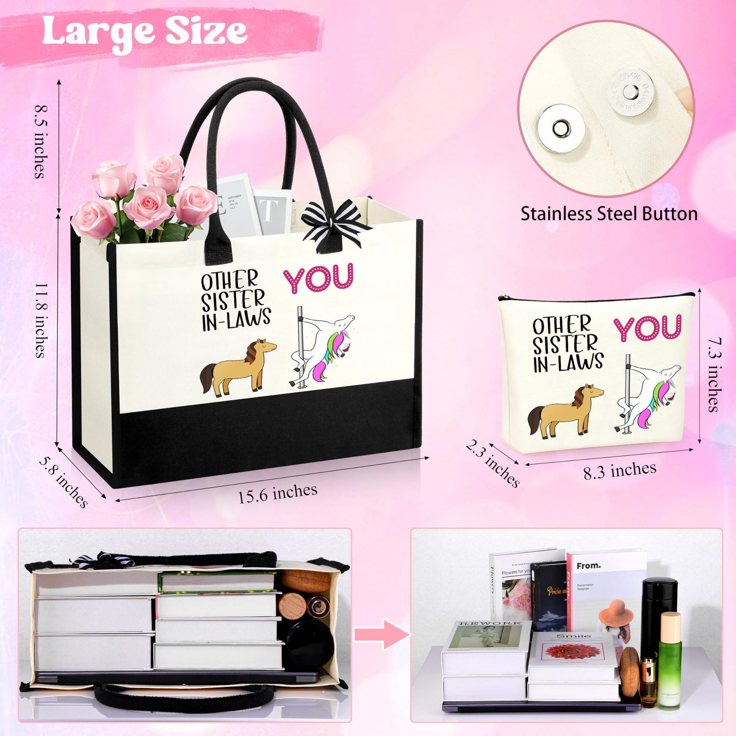 Sister In Law Gifts, Gifts for Sister In Law, Valentines Day Birthday Wedding Gift For Sisters-In-Law