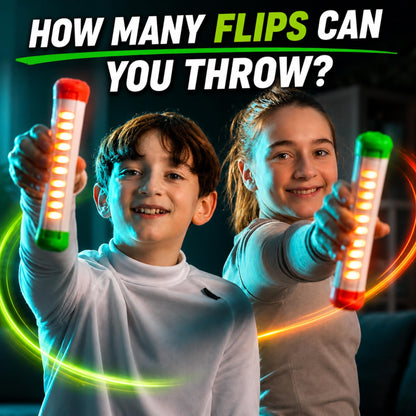 How Many Flips can You Throw? | Electronic Flip Challenge Game | Auto-Counting Skill Toy for Kids, Teens & Adults | 10 Games Each with a High Score to Beat | Fun Gift & Party Game Ages 8+