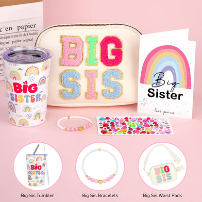 Big Sister Gifts for Girls, Big Sister Sis Gift Set of 5