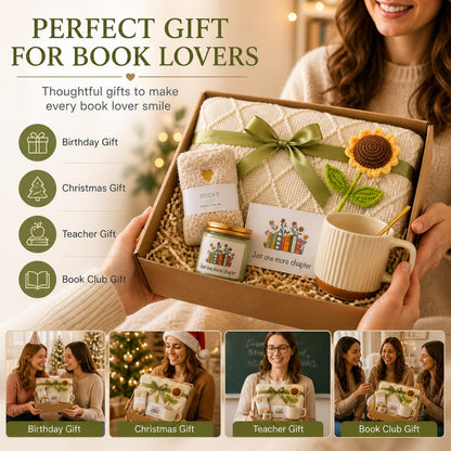 Book Lovers Gifts for Women, Bookish Gifts for Book Lovers Women, Gift for Readers Reading Accessories Gift for Reading Club Present for Bookworm Reader Librarian Birthday Teachers Self Care Gifts