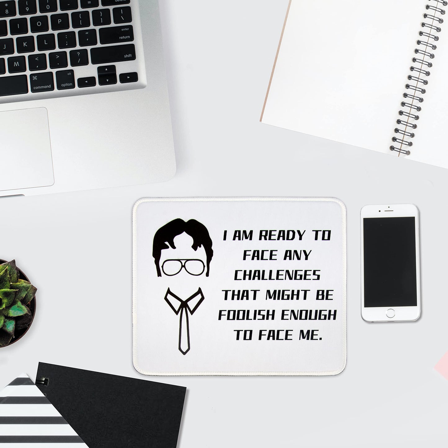 The Office Merchandise Mouse Pad for Desk, Computer or Gaming Mousepad, The Office Merch Mouse Mat, Gifts for Coworkers TV Show Fans