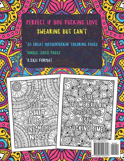 What Teachers Really Want to Say But Can't: Swear Word Coloring Book for Adults with Teaching Related Cussing