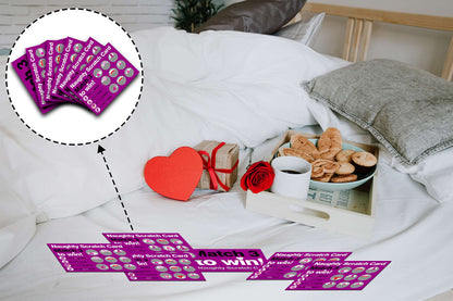 Naughty Scratch Off Game Card with Envelope - Naughty Scratch Cards for Adults - Anniversary, Birthday Gifts for Girlfriend, Wife - Rude Gift for Her (5 Pack)-02