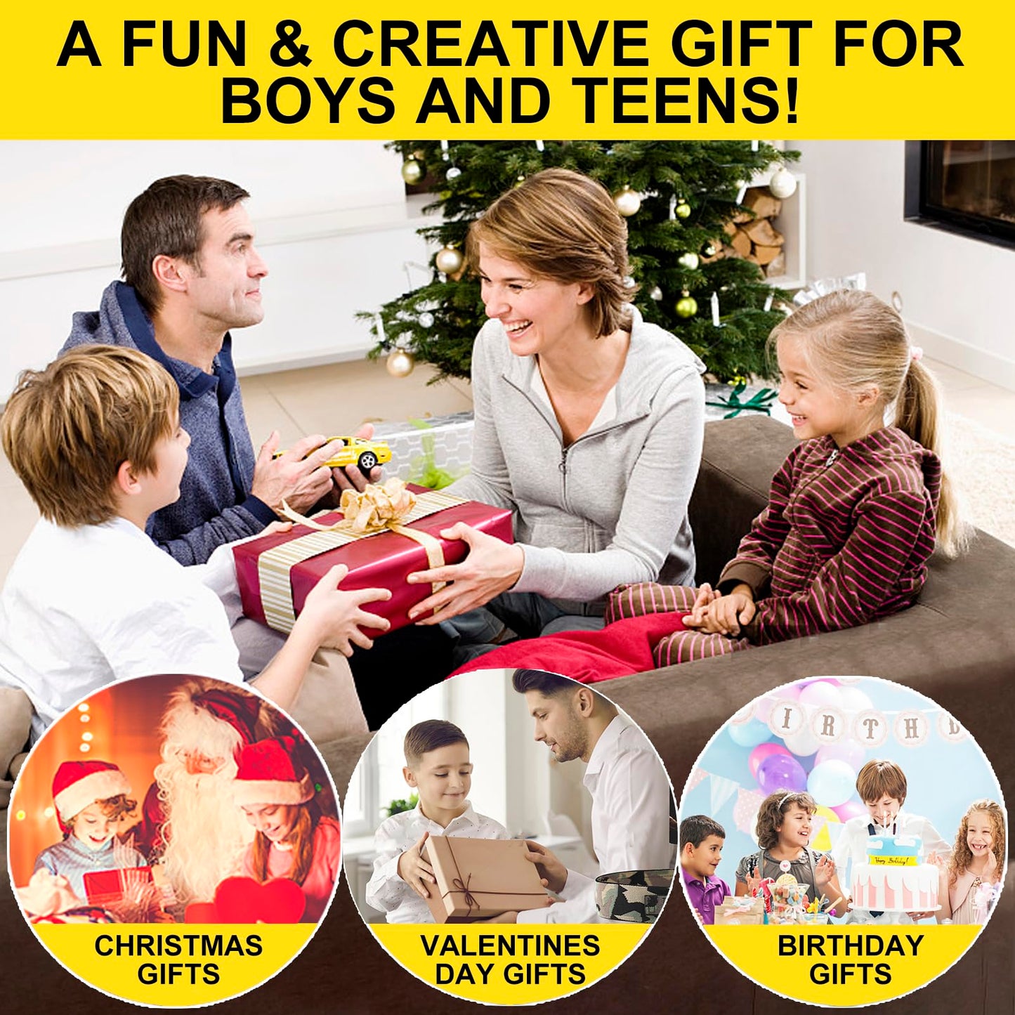 Funny Gift Ideas for Kids & Teen Boys - Unique Graduation & Birthday Gifts for Him, Boxing Game Hand-Eye & Foot Coordination Sport Training, Cool Party Favor & Summer Activity Gift for Children