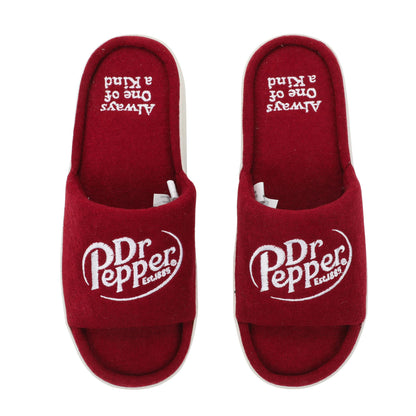 Packed Party Dr Pepper Always One Of A Kind Men's Red Slide Slippers -Small