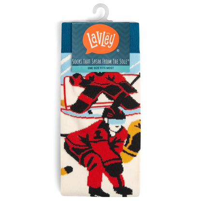 Lavley Funny Socks for Sports Fans and Players - Cool Novelty Gifts for Men, Women, & Teens