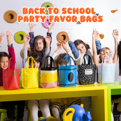 Hosuly 24 Pcs Pre-K Graduation Gifts School Tote Bags End of Year Gift Bags Bulk Goodies Decor for Teacher Appreciation Preschool Kindergarten Graduation Back to School Party Supplies