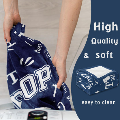 Lcobion Pop Pop Gifts, Gifts for Pop, Pop Pop Gifts from Grandkids, Gifts for Grandpa, Grandpa Gifts, Pop Pop Christmas/Fathers Day/Birthday Gifts, Grandpas/Grandfather/Papa/Pop Pop Blanket 50" X 60"