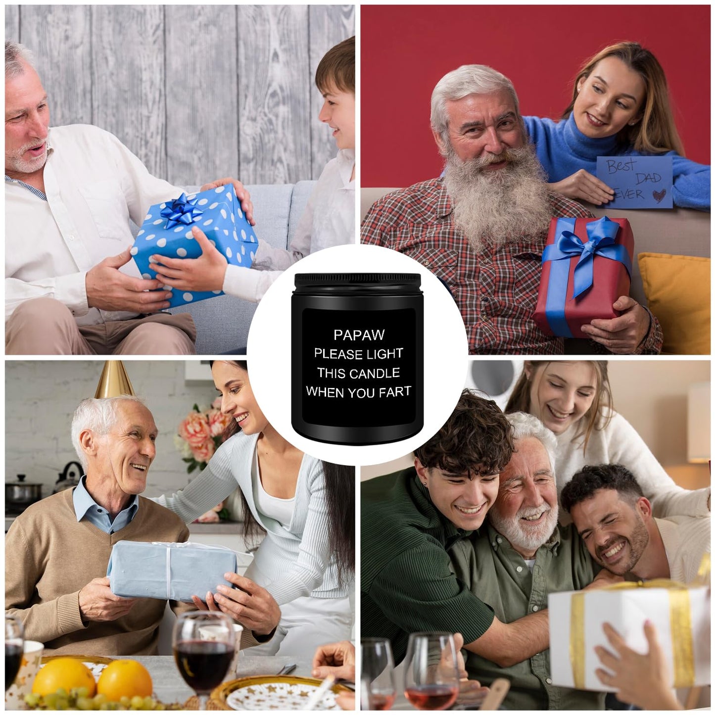 Homsolver Gifts for Papaw, Fathers Day Birthday Christmas Gift for Grandpa - Funny Best Papaw Gift from Grandkids Granddaughter Grandson