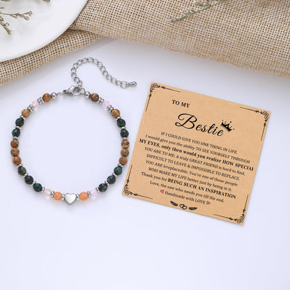 Mothers Day Gifts for Daughter Mom Bracelet, Graduation Gift for Her Granddaughter Gifts from Grandma Bonus Mom Bracelet Jewelry Birthday Gift Sister Easter Stocking Stuffers for Teens Women
