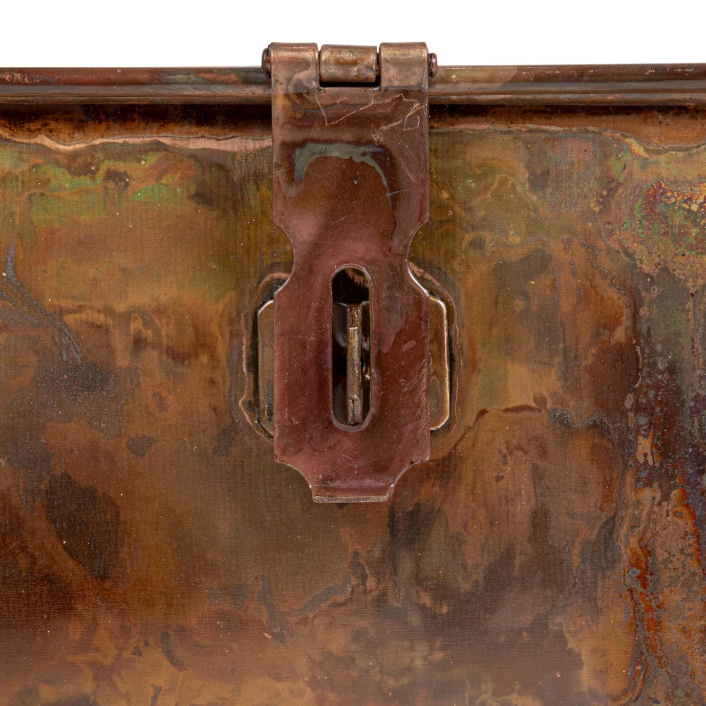 Creative Co-Op Decorative Metal Boxes with Lid, Burnt Copper Finish, Set of 3