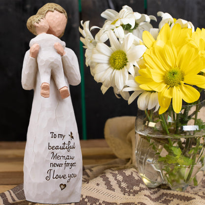 Memaw Gifts for Grandma, Gifts for Memaw, Meemaw Gift for Grandmother, Sculpted Hand-Painted Figurine