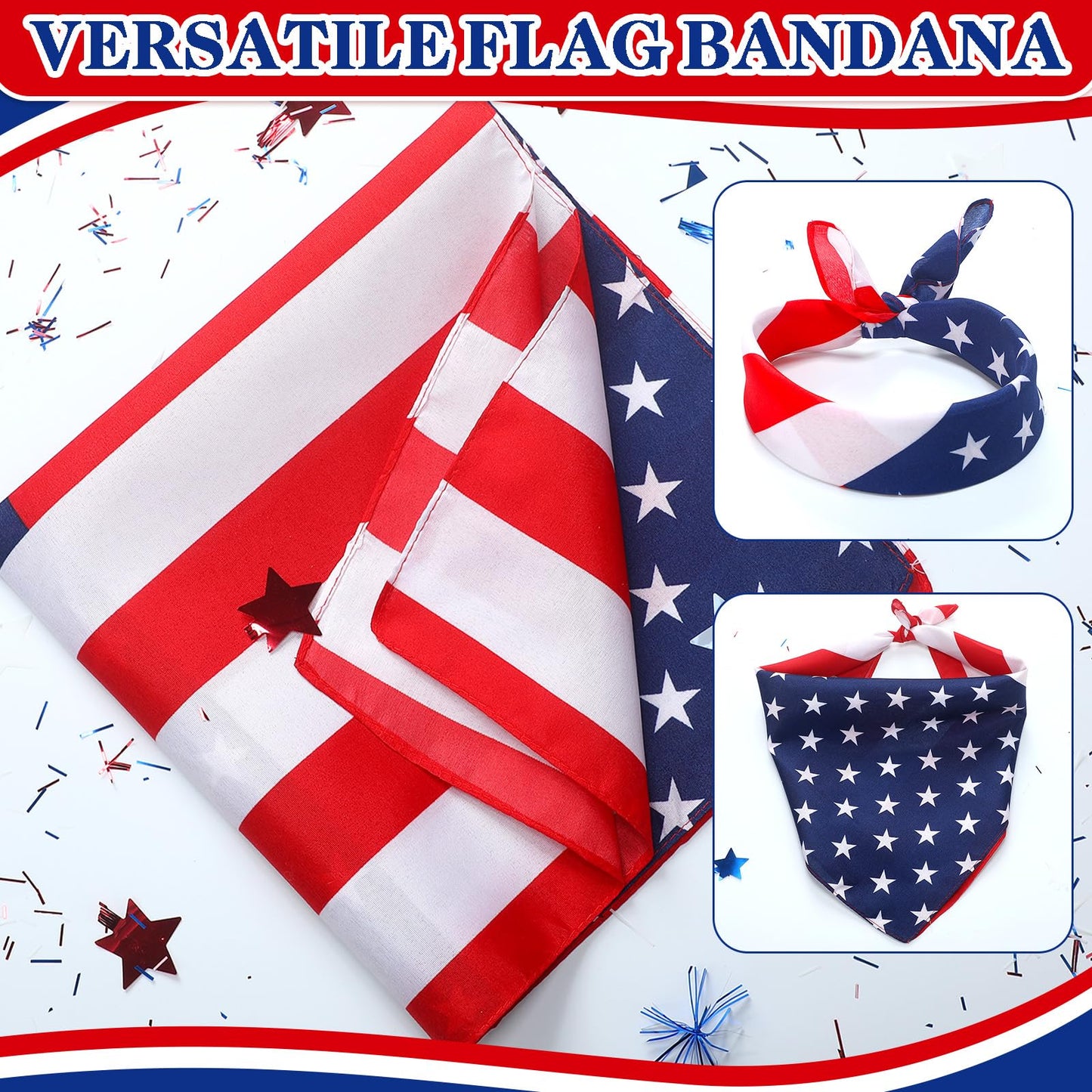 Skylety 6 Pcs New US Citizenship Gifts American Flag Gifts Set with Citizen Coffee Mug American Flag Sock Bandana Bracelet Patriotic Gift Box with Handle Congratulations Card for Veterans