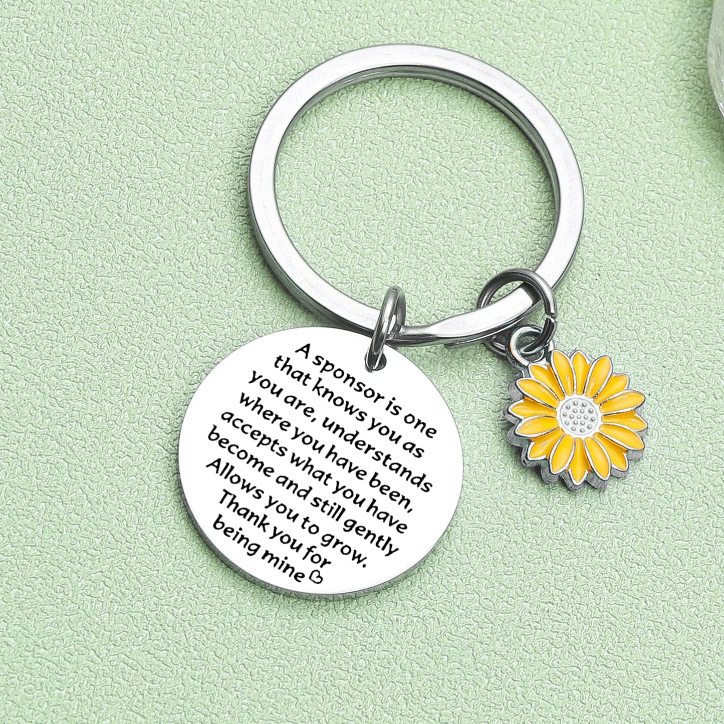 Confirmation Sponsor Gifts Keychain Confirmation Gifts AA Sponsor Appreciation Keychain