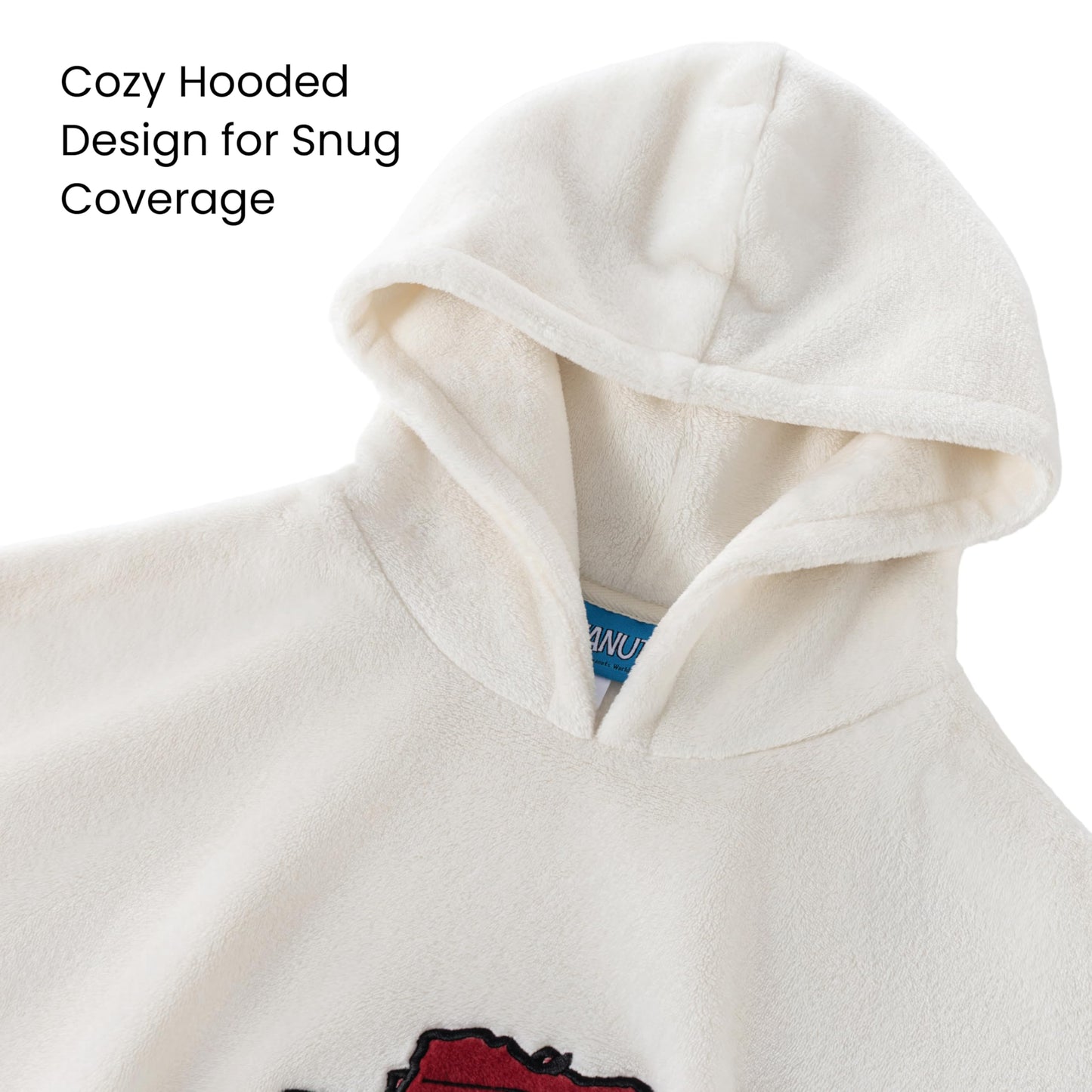 Berkshire Velvetloft Oversized Embroidered Sweatshirt - Ultra Soft Fleece Pullover for Women