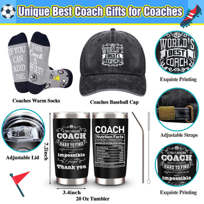JTAMOHI Coaches Gifts, Best Coach Ever, Coach Appreciation Gift, Thank You Coach Gifts, Christmas Gift for Football, Basketball, Volleyball, Baseball, Softball, Swim Team, Hockey, Golf