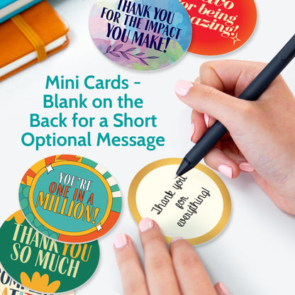 T MARIE 100 Mini Bulk Appreciation Gifts - 2.25” Token of Appreciation Chips for Employee Appreciation Week, Staff, Nurses, Teachers, Students and More - Share Kindness, Recognition and Motivation