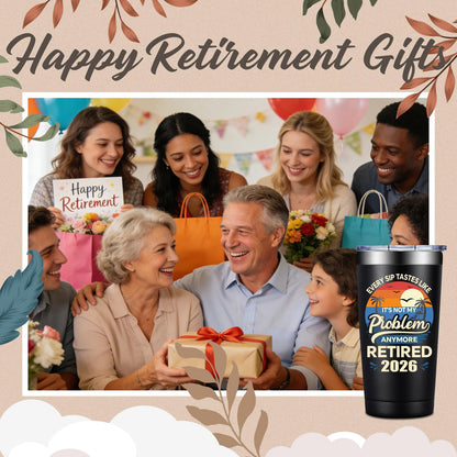 Grifarny Retirement Gifts for Men 2026 - Funny Retirement Gifts for Coworker, Teachers, Boss, Friends, Family - The Legend Has Retired Tumbler Cup 20 oz