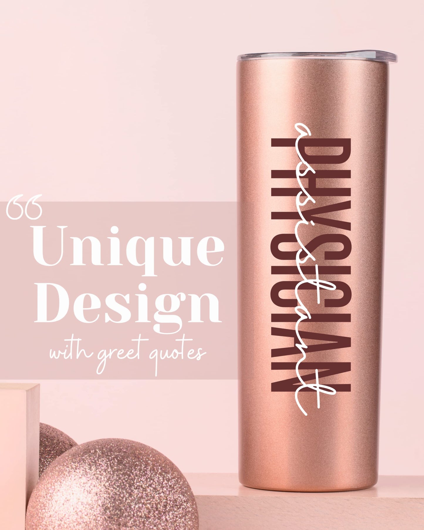 Onebttl Physician Assistant Gifts for Women, Gifts for Women on National Physician Assistant Day, Birthday and Christmas, 20oz Insulated Stainless Steel Travel Tumbler - PHYSICIAN ASSISTANT