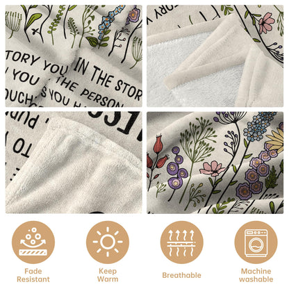 Afterprints 40th Birthday Gifts Women, Chapter 40 Blanket Gift for Her, 40 Year Old Birthday Gifts for Women, Friend, Sister, Mom, 1986 Bday Gift, Turning 40 Throw Blankets 50'' x 60''