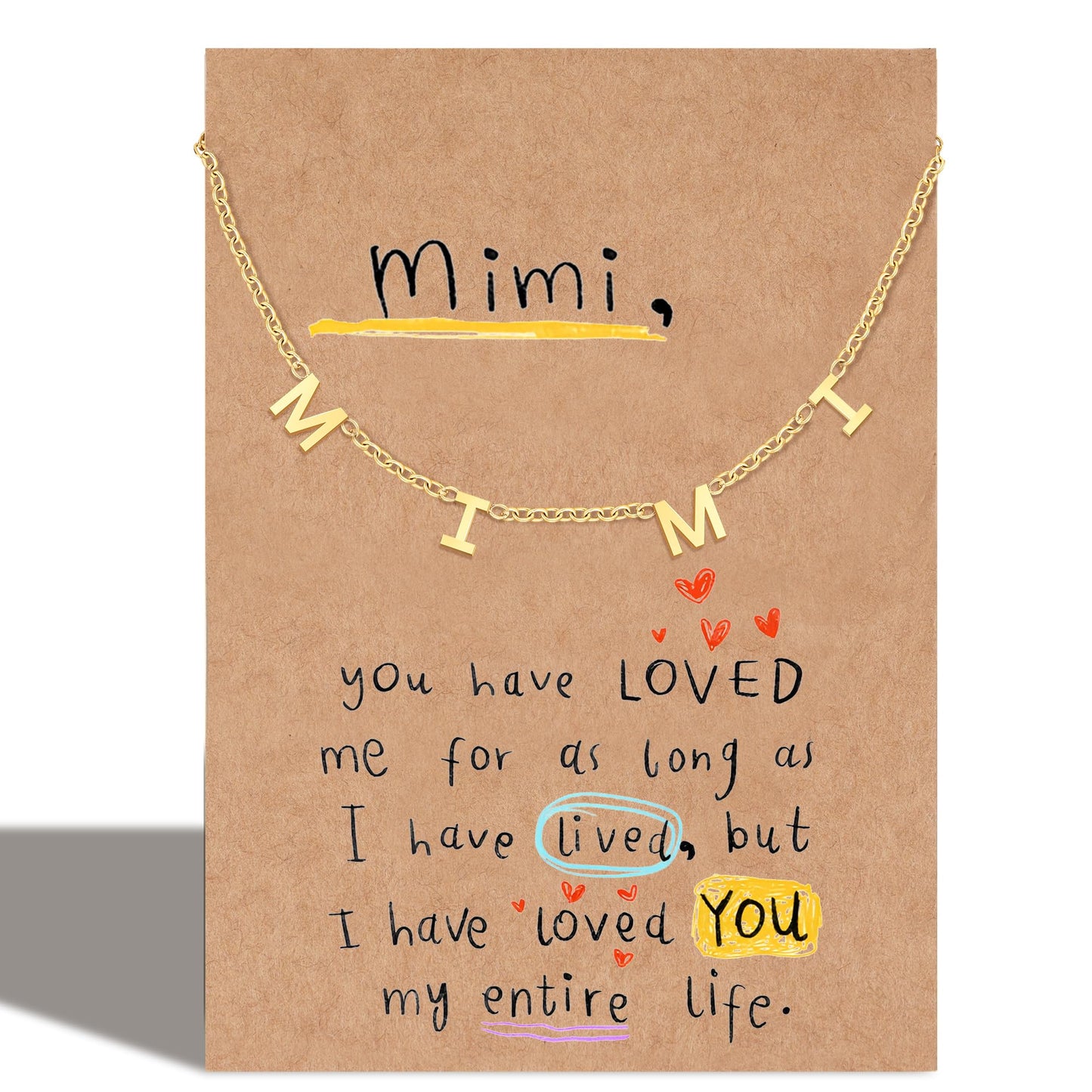 Necklaces Gift for Mother Aunt Auntie Grandma Gigi Nana Sister Mothers Day Pendant Necklace Birthday Christmas Gifts