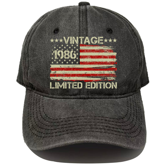 40th Birthday Gifts for Men Women,Vintage 1986 Hat,40th Birthday Decorations,Adjustable Cap-Gift for Dad, Mom,Husband,Wife
