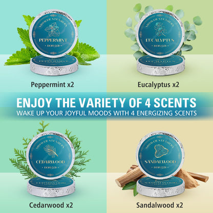 Shower Steamers Aromatherapy, Dad Gifts for Fathers Day, Birthday Gifts for Men Boyfriend Dad Teen Boys, SPA Self Care Relax Natural Essential Oils Bath Bombs