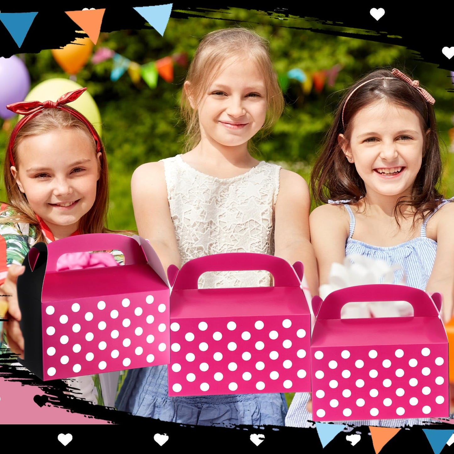 Marspark 12 Pack Pink Mouse Cartoon Birthday Party Supplies, Paper Gift Boxes, Cartoon Candy Treat Boxes for Birthday Party Decorations(Pink Mouse Pattern)