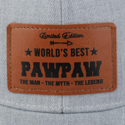 Men's Hat Gifts - Men Cap Gifts for Christmas Father's Day Birthday Trucker Hat Leather Pattern Baseball Cap