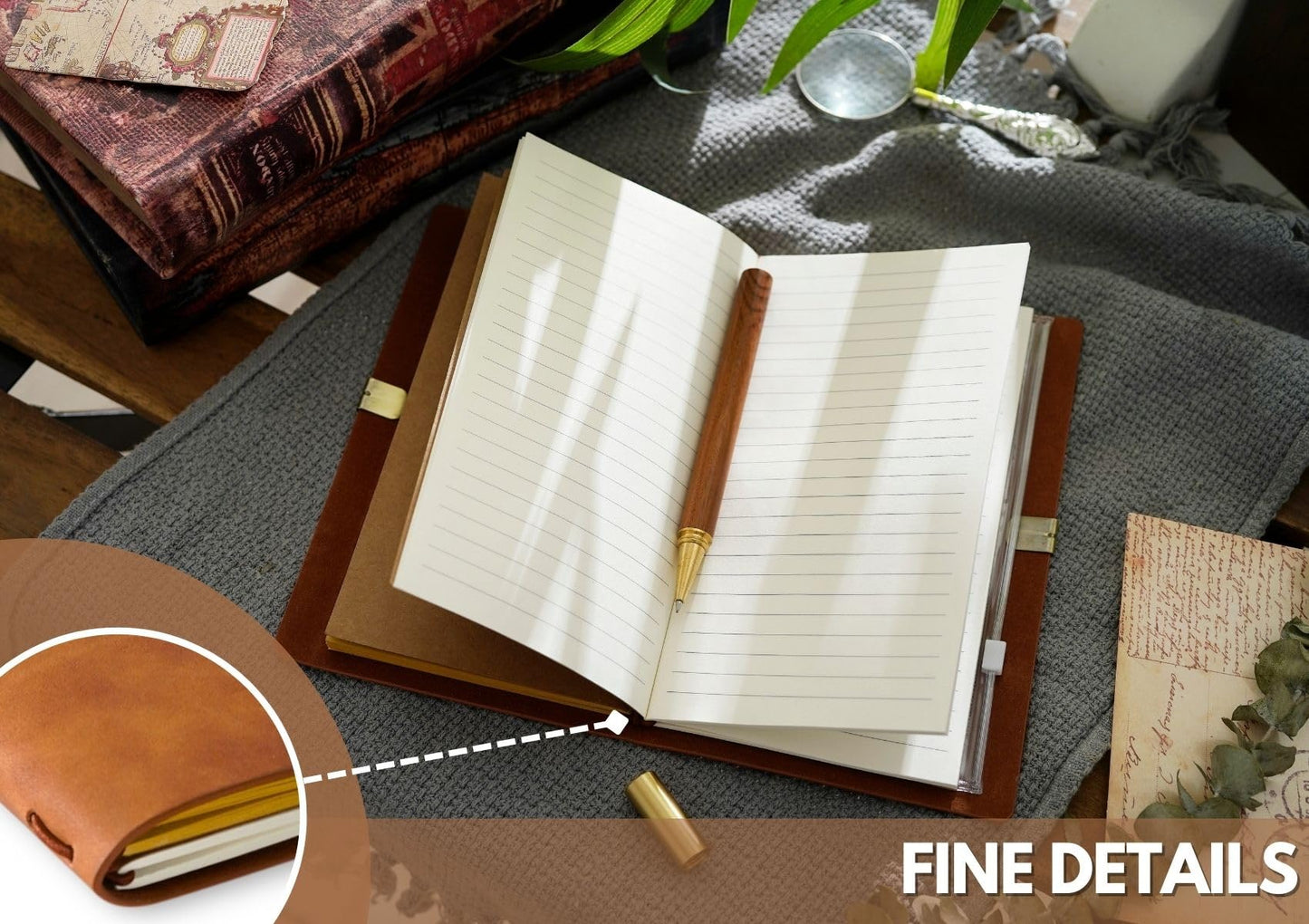 InnoBeta Cocktail Gifts for Women, Men, Cocktail Lovers, Bartender Gifts Dirty Martini Journal Notebook with Pen, Refillable Sketchbook, Travel Diary, Lined Planner, 7x5 Inches