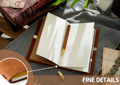 InnoBeta Cocktail Gifts for Women, Men, Cocktail Lovers, Bartender Gifts Dirty Martini Journal Notebook with Pen, Refillable Sketchbook, Travel Diary, Lined Planner, 7x5 Inches