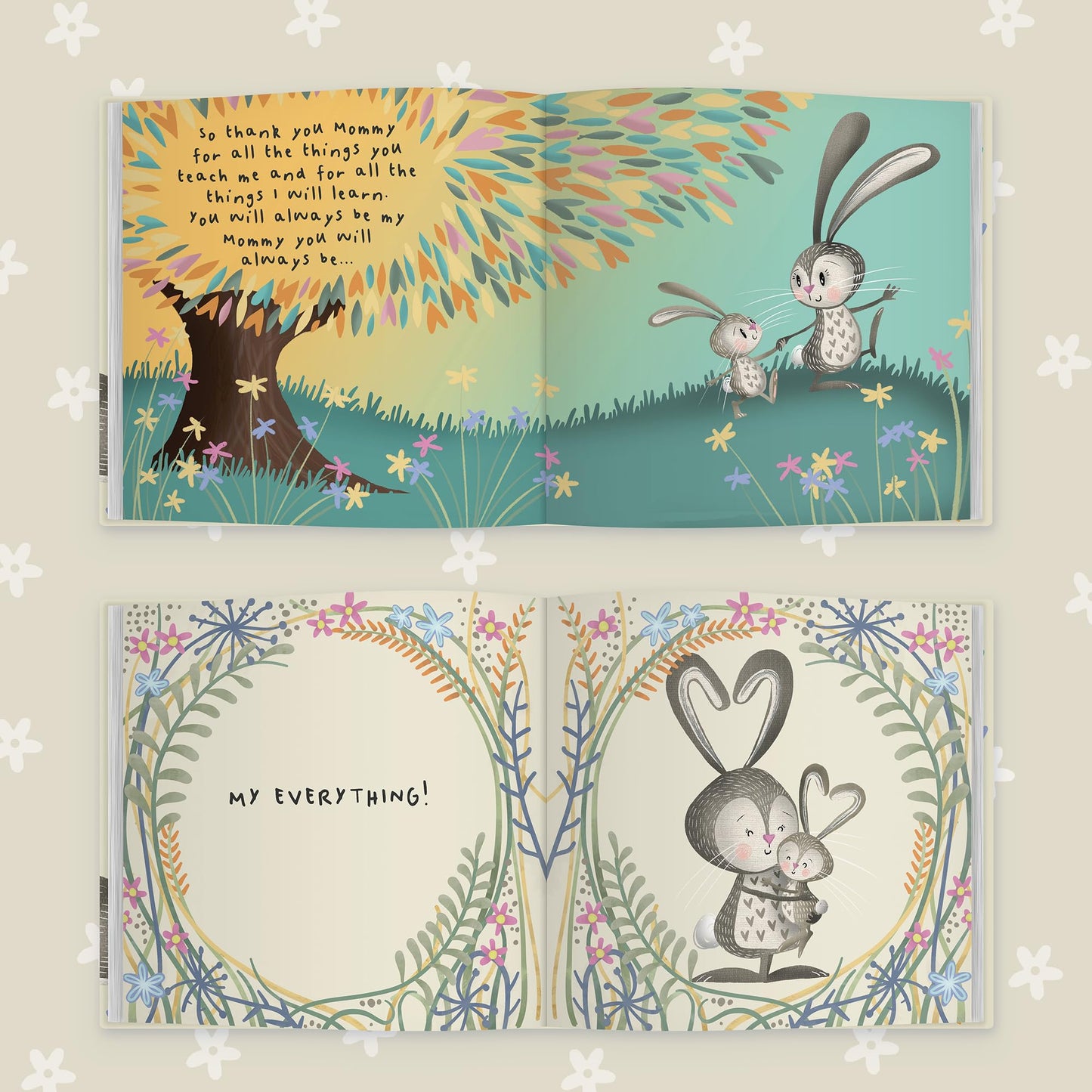 Dear Mommy Love From Me: A Heartwarming Hardcover Gift Book for Moms - Perfect Mother’s Day Gift from Daughter or Son - Personalizable Keepsake for ... Christmas or just because they love Mommy