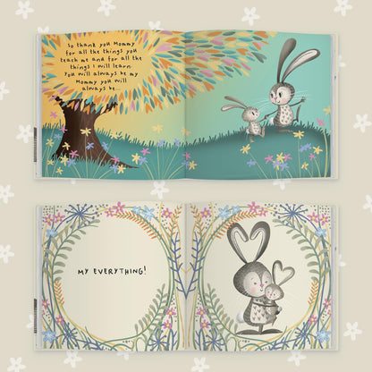 Dear Mommy Love From Me: A Heartwarming Hardcover Gift Book for Moms - Perfect Mother’s Day Gift from Daughter or Son - Personalizable Keepsake for ... Christmas or just because they love Mommy
