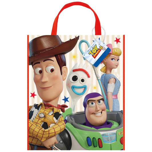 Disney Toy Story 4 Plastic Tote Bag - 13" x 11", 1 Pc