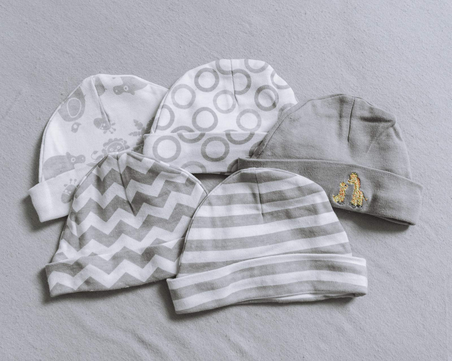 Spasilk Baby Essential 23 Piece Layette Set for Newborns and Infants, 0-6 Months, Grey Celestial