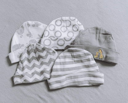 Spasilk Baby Essential 23 Piece Layette Set for Newborns and Infants, 0-6 Months, Grey Celestial