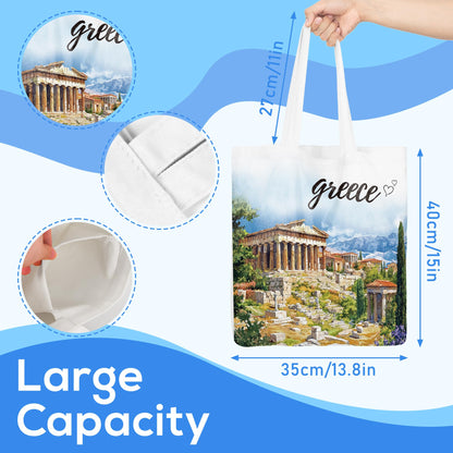 Sitsink Europe Travel Souvenirs Gifts Tote Bags Reusable Grocery Bags London Paris Switzerland Gifts for Women
