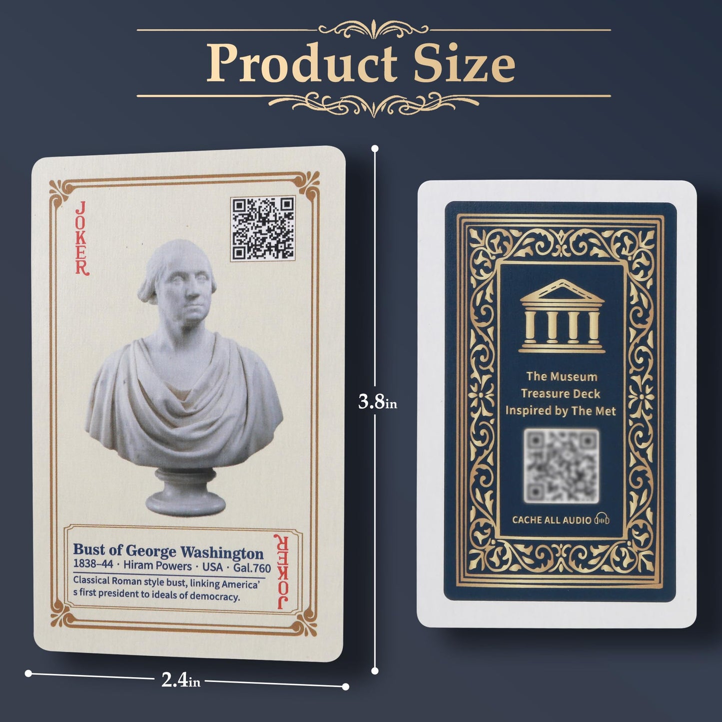 merryhome Arts of Playing Cards with QR Audio Guides - The Metropolitan Museum of Art x Discover Art & Play Cards | Themed Playing Cards | Museum Decks | Unique Gift for Art Lovers & Travelers