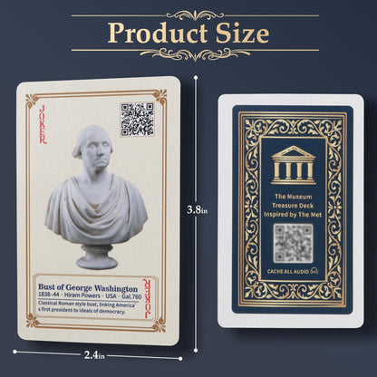 merryhome Arts of Playing Cards with QR Audio Guides - The Metropolitan Museum of Art x Discover Art & Play Cards | Themed Playing Cards | Museum Decks | Unique Gift for Art Lovers & Travelers